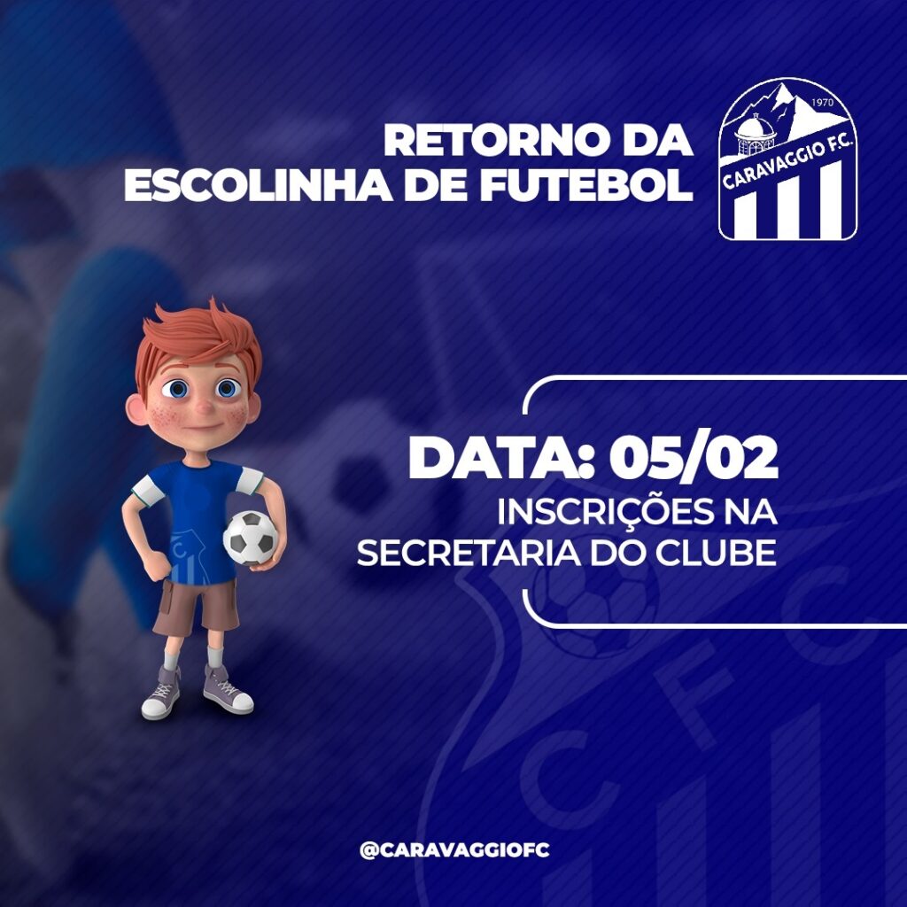 Inscrições abertas para a Escolinha do Carava 2026